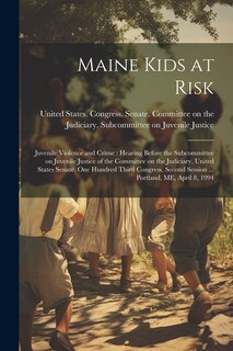 Front cover_Maine Kids at Risk