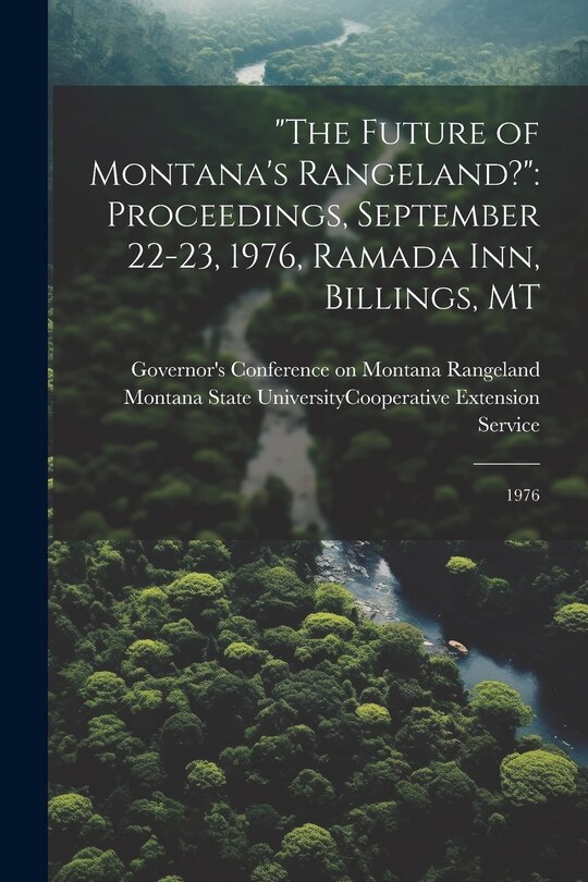 Front cover_The Future of Montana's Rangeland?