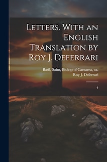 Couverture_Letters. With an English Translation by Roy J. Deferrari