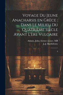 Couverture_Voyage du jeune Anacharsis en Grèce