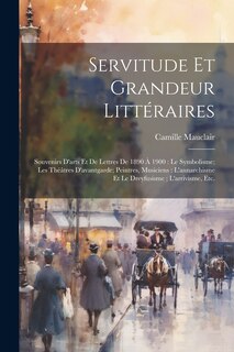 Front cover_Servitude et grandeur littéraires