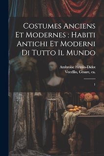 Front cover_Costumes anciens et modernes