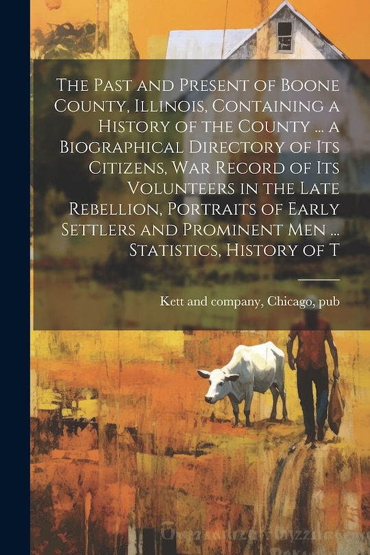 Front cover_The Past and Present of Boone County, Illinois, Containing a History of the County ... a Biographical Directory of its Citizens, war Record of its Volunteers in the Late Rebellion, Portraits of Early Settlers and Prominent men ... Statistics, History of T