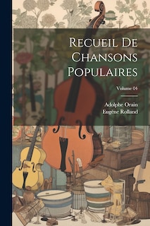Front cover_Recueil de chansons populaires; Volume 04