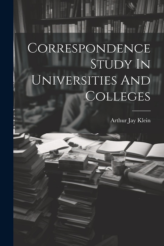 Couverture_Correspondence Study In Universities And Colleges