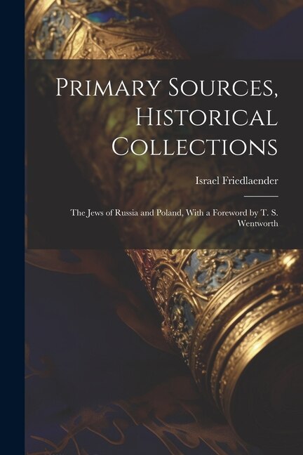 Couverture_Primary Sources, Historical Collections