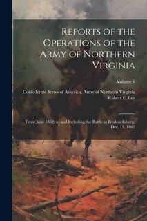 Front cover_Reports of the Operations of the Army of Northern Virginia