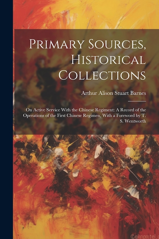 Couverture_Primary Sources, Historical Collections