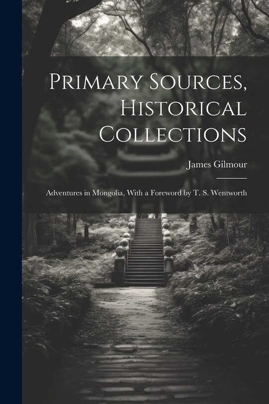 Couverture_Primary Sources, Historical Collections
