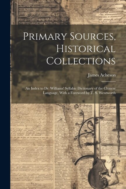 Couverture_Primary Sources, Historical Collections