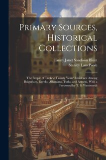 Front cover_Primary Sources, Historical Collections