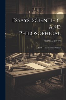 Couverture_Essays, Scientific and Philosophical
