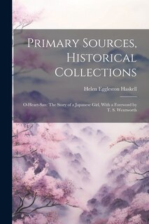 Couverture_Primary Sources, Historical Collections