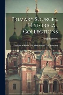 Couverture_Primary Sources, Historical Collections