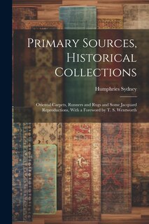 Front cover_Primary Sources, Historical Collections