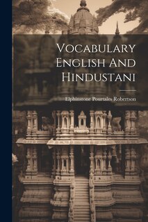 Vocabulary English And Hindustani