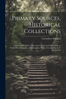 Front cover_Primary Sources, Historical Collections