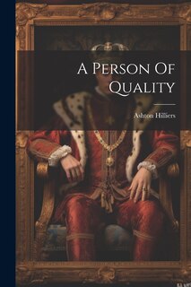 Front cover_A Person Of Quality