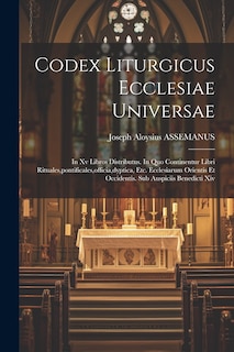 Front cover_Codex Liturgicus Ecclesiae Universae