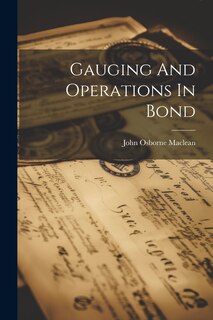 Couverture_Gauging And Operations In Bond