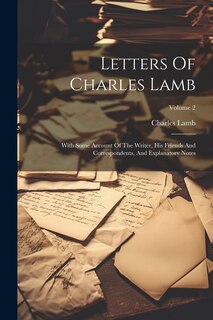 Couverture_Letters Of Charles Lamb