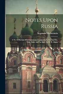 Couverture_Notes Upon Russia