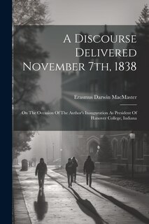 Front cover_A Discourse Delivered November 7th, 1838