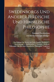 Front cover_Swedenborgs Und Anderer Irrdische Und Himmlische Philosophie