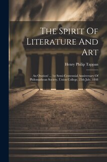 Front cover_The Spirit Of Literature And Art