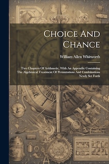 Couverture_Choice And Chance