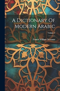 Front cover_A Dictionary Of Modern Arabic; Volume 2