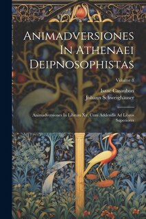 Front cover_Animadversiones In Athenaei Deipnosophistas