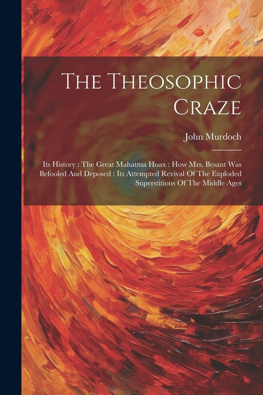 Front cover_The Theosophic Craze