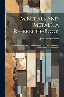 Front cover_Minerals And Metals, A Reference-book