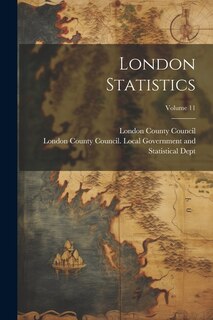 Front cover_London Statistics; Volume 11