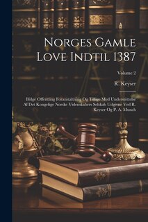 Front cover_Norges Gamle Love Indtil 1387