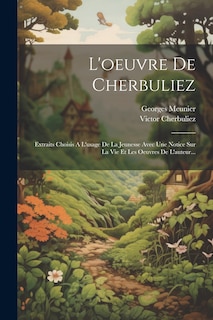 Front cover_L'oeuvre De Cherbuliez