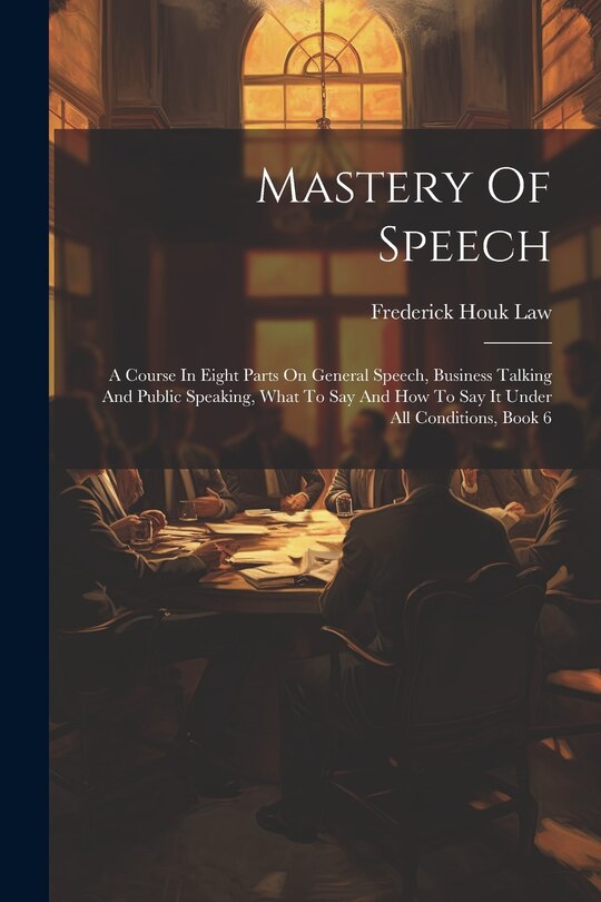 Front cover_Mastery Of Speech