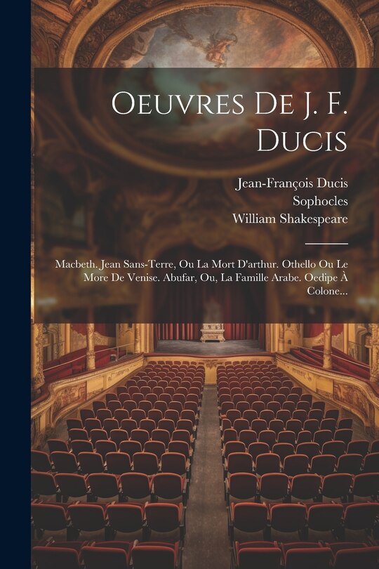 Couverture_Oeuvres De J. F. Ducis