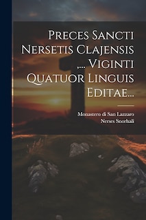 Couverture_Preces Sancti Nersetis Clajensis, ... Viginti Quatuor Linguis Editae...