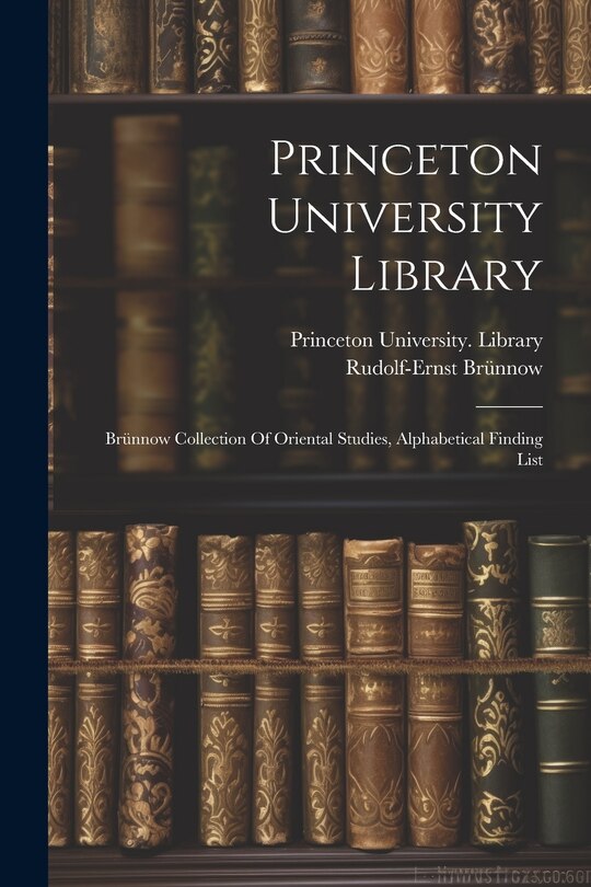 Front cover_Princeton University Library