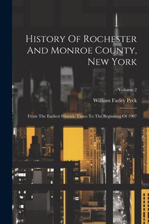 Front cover_History Of Rochester And Monroe County, New York