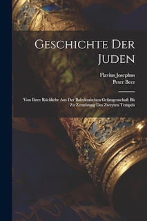 Couverture_Geschichte Der Juden