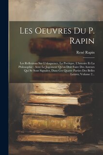 Couverture_Les Oeuvres Du P. Rapin