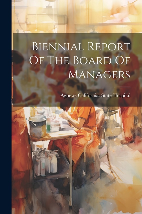 Couverture_Biennial Report Of The Board Of Managers