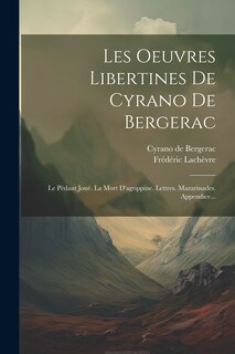 Couverture_Les Oeuvres Libertines De Cyrano De Bergerac
