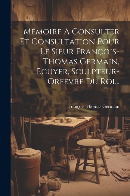 Mémoire A Consulter Et Consultation Pour Le Sieur François-thomas Germain, Ecuyer, Sculpteur-orfevre Du Roi...