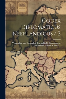 Front cover_Codex Diplomaticus Neerlandicus / 2