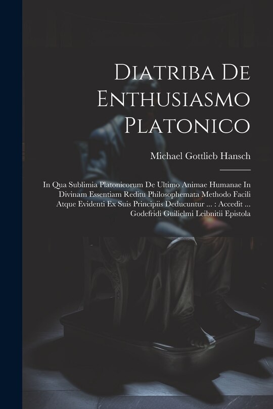 Couverture_Diatriba De Enthusiasmo Platonico