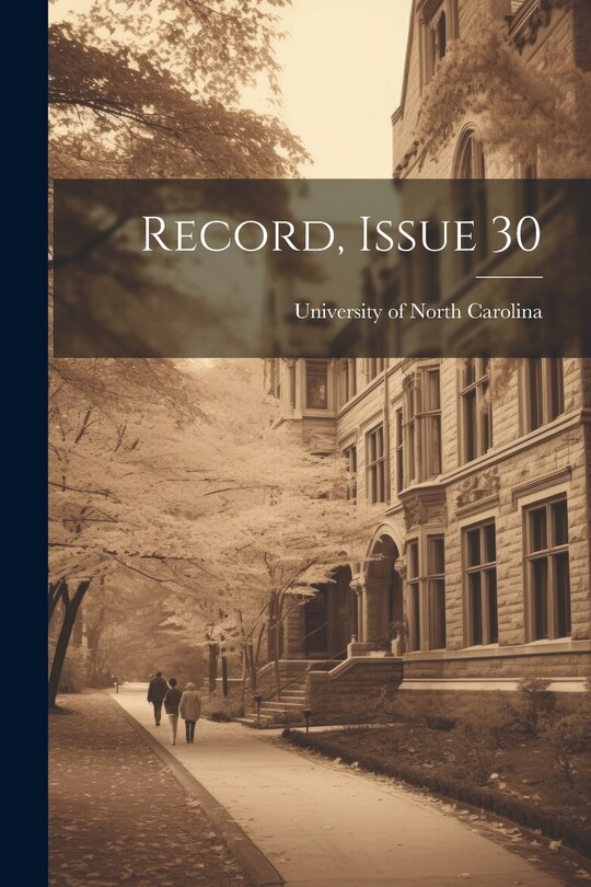 Front cover_Record, Issue 30